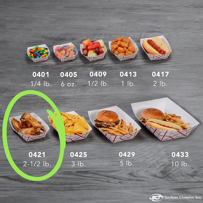 Southern Champion Tray 0421 #250 Southland Paperboard Food Tray, 2-1/2 lb - Image 6