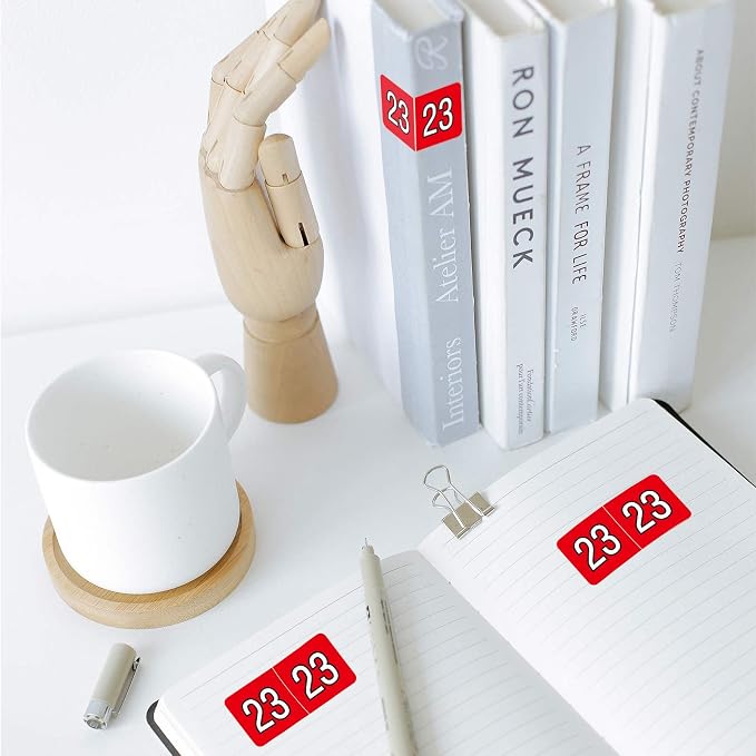 File Right 2019 Year Stickers/Labels Roll Color Coded Laminated 500 Labels | - Image 8