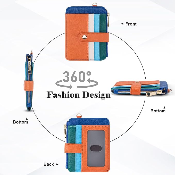 Airkit Wristlet Wallets for Women, Keychain RFID Blocking Credit Card Holder - Image 5