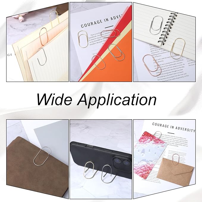 30 Pcs Jumbo Paper Clips Oversized 2 Inch Large Paper Clips Non Skid Smooth - Image 7