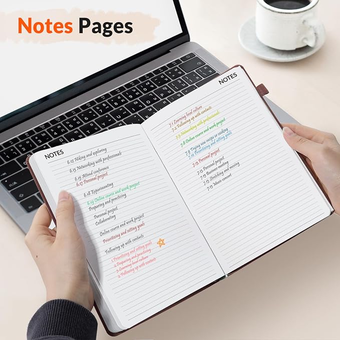 SUNEE 2026-2027 Weekly & Monthly Hardcover Planner 5.5" x 8.3" - Image 6