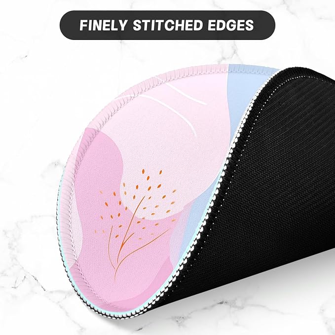 ITNRSIIET Round Mouse Pad with Stitched Edge Premium-Textured Waterproof - Image 4