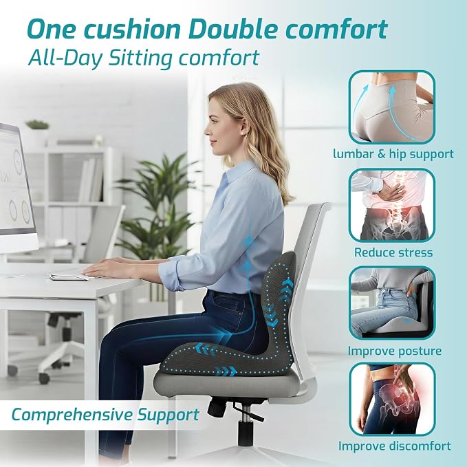 Ergonomic Seat Cushion, Office Chair Cushion - Image 2