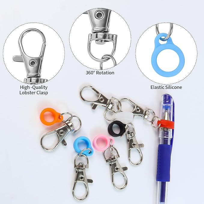 6PCS Retractable Pen Holders - Image 3