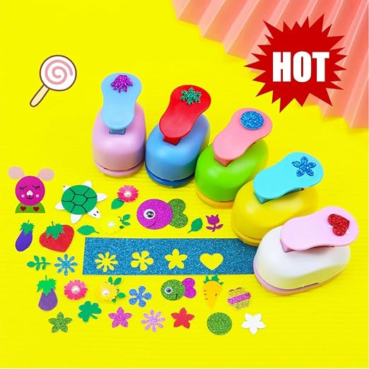 6 Pcs Colorful Craft Hole Punch - Image 7