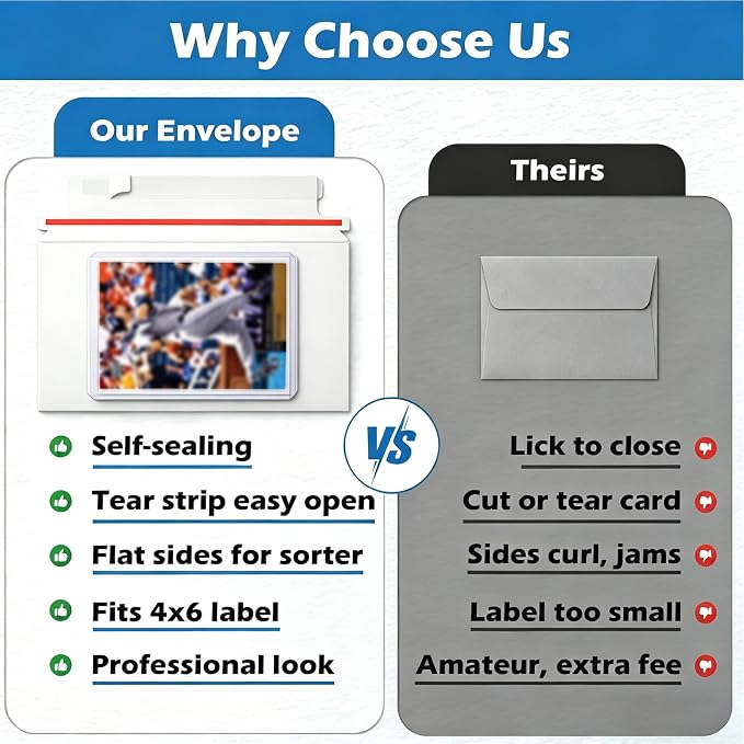 200 Pack Trading Card mailing Envelopes, Toploaders and Card Protectors - Image 6