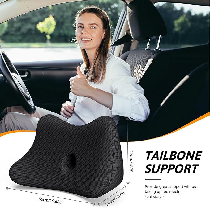 Benazcap Lumbar Support Pillow for Car, Lower Back Support Pillow for Sciatica - Image 6