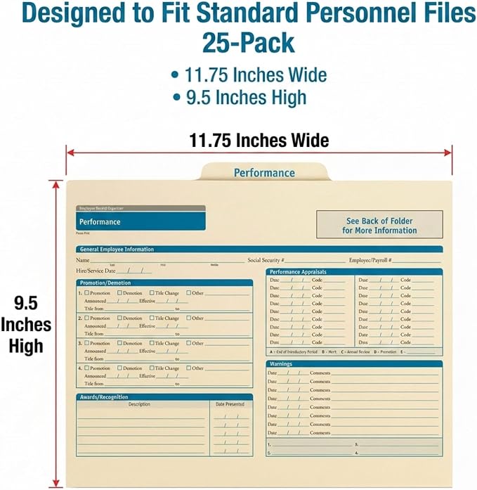 ComplyRight Performance Folder, Document Filing Folder - Image 3