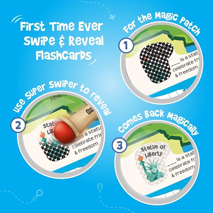 Imagimake Mapology USA Flash Cards | Learn United States Along - Image 3