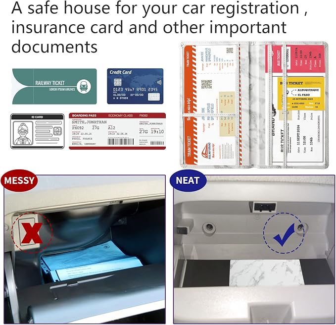 Car Registration and Insurance Card Holder - Image 4