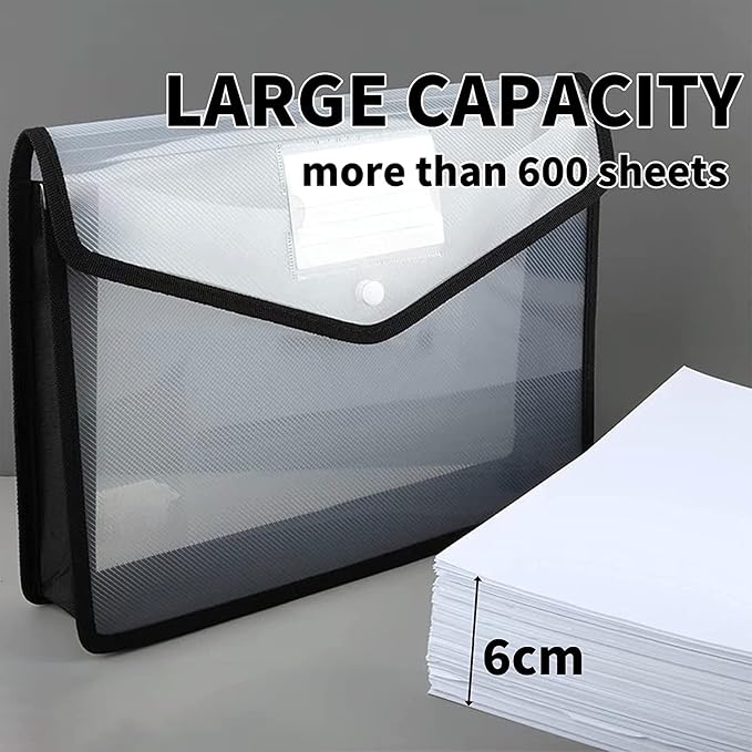 YoeeJob Plastic File Folders Legal Size Expandable Document Folder - Image 2