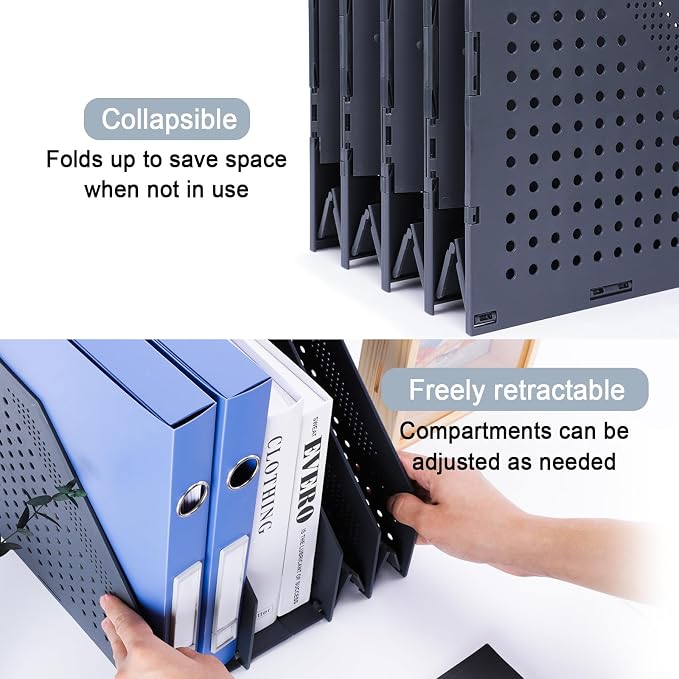 FRETONBA Collapsible Magazine File Holder - Image 4