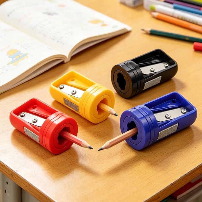 12Pcs Carpenter Pencil Sharpener Compact Manual Flat Pencil Sharpener - Image 4