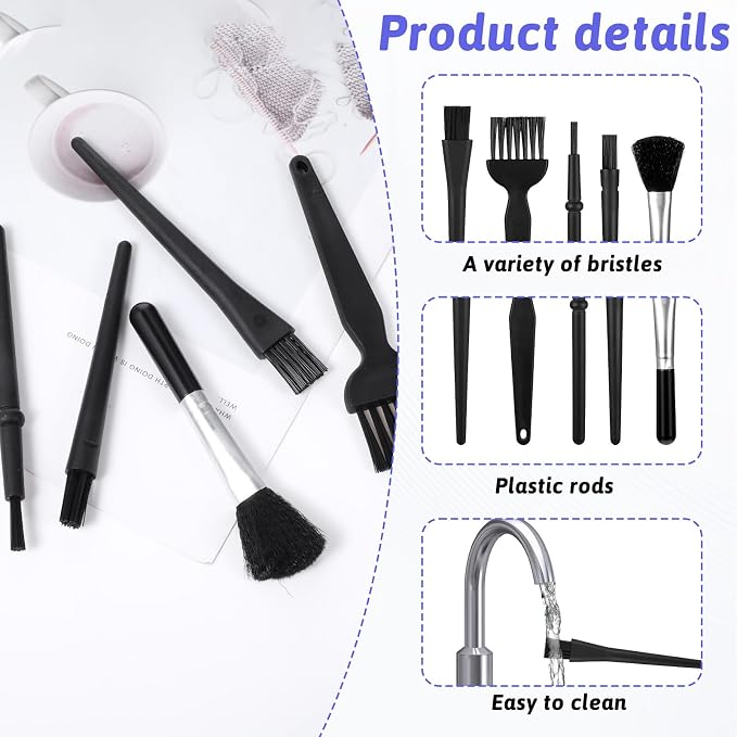 Mini Keyboard Cleaning Brushes Kit, Electronics Cleaning Kit Small Spaces - Image 5