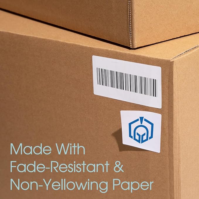 8.5" X 5.5" Matte White Printable Half Sheet Shipping Labels Mailing and - Image 4