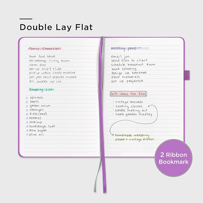 &And Per Se Lined Journal Notebook, 160 Pages, A5 5.7 x 8 inches College Ruled - Image 3