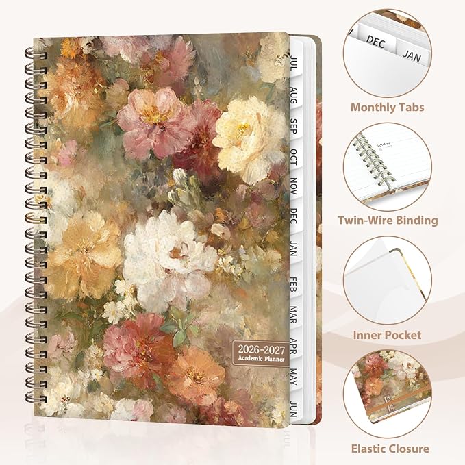 Planner 2026-2027, Weekly and Monthly Academic Year Calendar Planner, July 2026 - Image 4