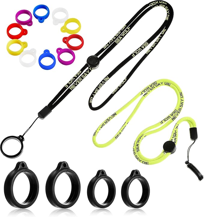 Chinco 16 Pcs Anti Lost Lanyard Set Include 2 Necklace Lanyards Safety Neck by Chinco