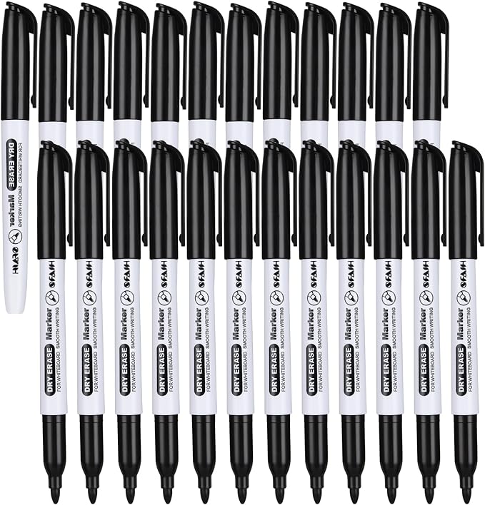SFAIH Fine Tip Dry Erase Markers by SFAIH