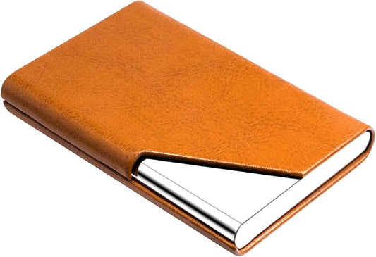 Padike Business Card Holder, Upgraded Leather Business Card Case Pocket Card by padike