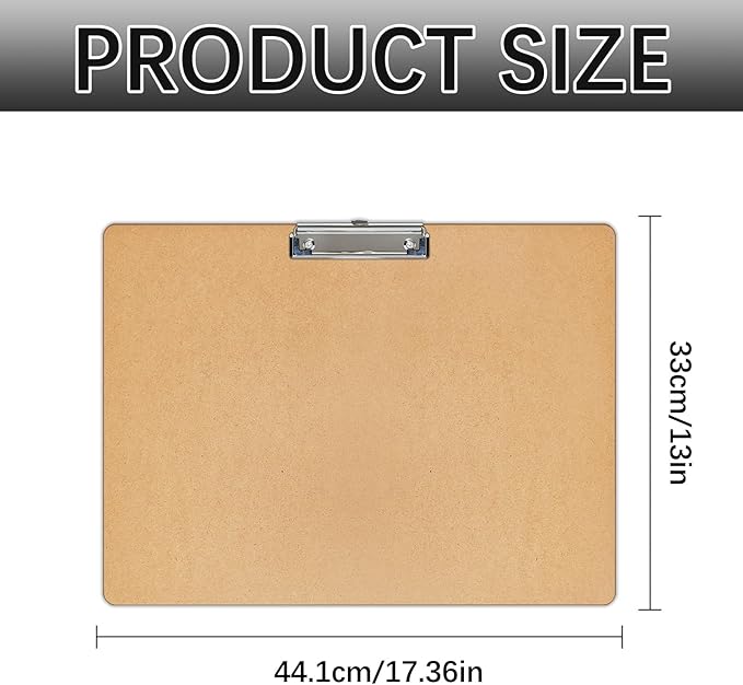 2 PCS Extra Large 11x17 Clipboard, Wood Cleats - Image 2