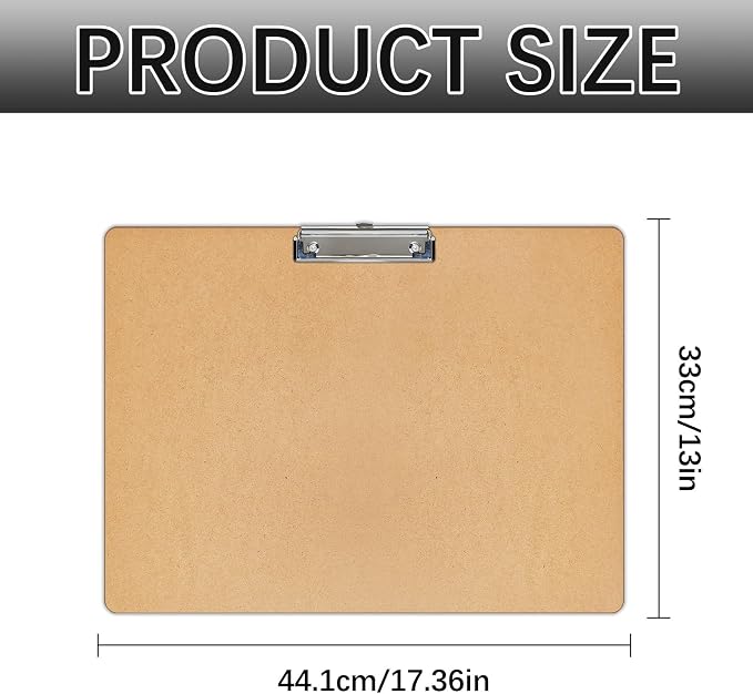 6 PCS Extra Large 11X17 Clipboard, Wood Cleats - Image 2
