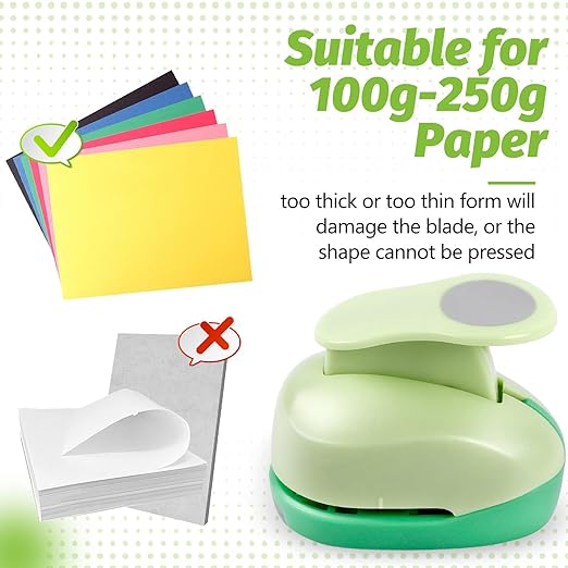 UCEC Circle Punch, 2+1.5+1 Inch Paper Punch, Round Hole Punch, Circle Cutter - Image 5
