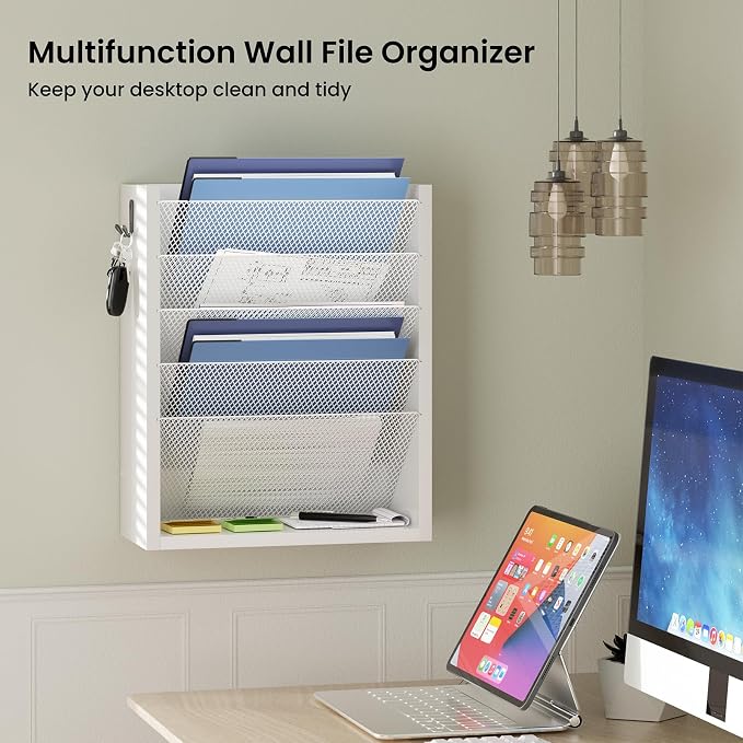 Creso hom Mail Organizer Wall Mounted, Mail Sorter - Image 4