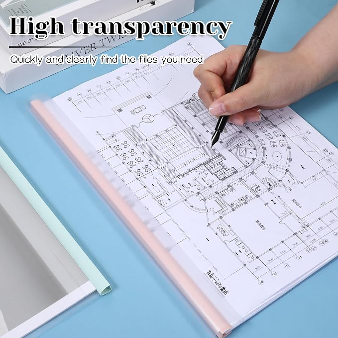 100 Pack Clear Report Covers - Image 5