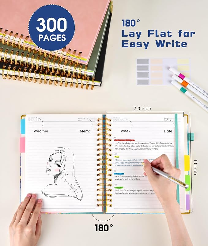 Hardcover Spiral Notebook Journal - Image 3