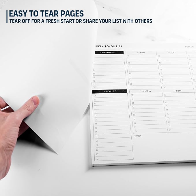Weekly Planner Pad: To Do List Desk Notepad - Image 7