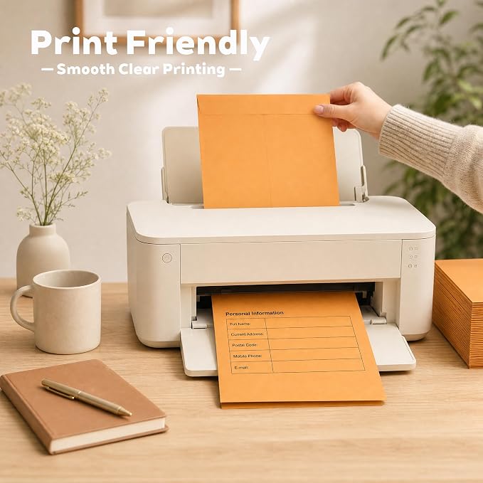 10x13 Yellow Manila Envelopes, 20 Pack Large Catalog Envelopes - Image 4