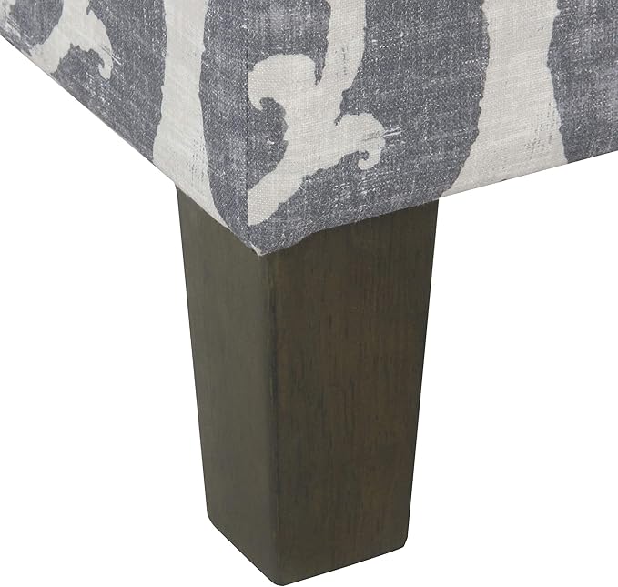 Home Decor | Dinah Collection Modern Storage Ottoman | Ottoman with Storage for Living Room & Bedroom(Blue Slate)-DeskLoop Office