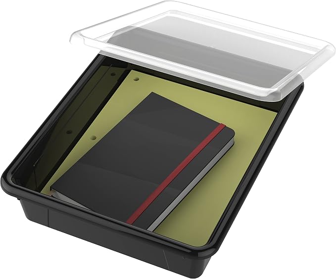 Storex Letter Size Flat Storage Tray – Organizer Bin - Image 7