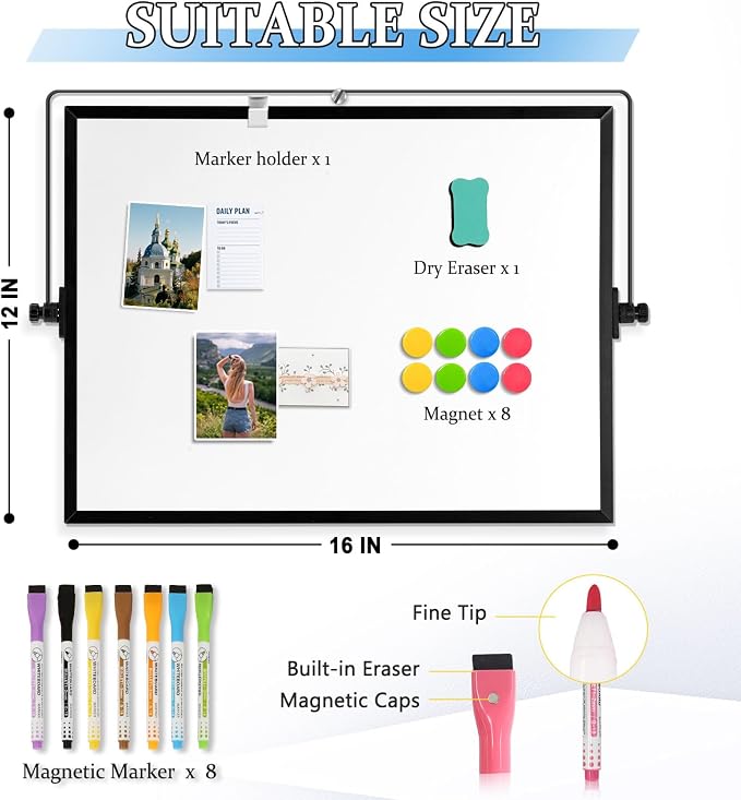 Double-Sided Magnetic White Board - Image 3