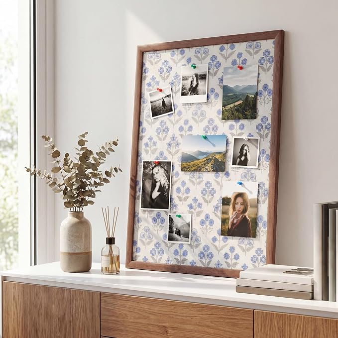Leinuosen 17" x 23" Linen Cork Board - Image 5