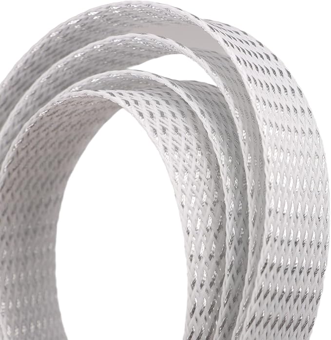 25ft PET Expandable Braided Cable Sleeve 1/2inch Pet Braided Cable Sleeve - Image 2