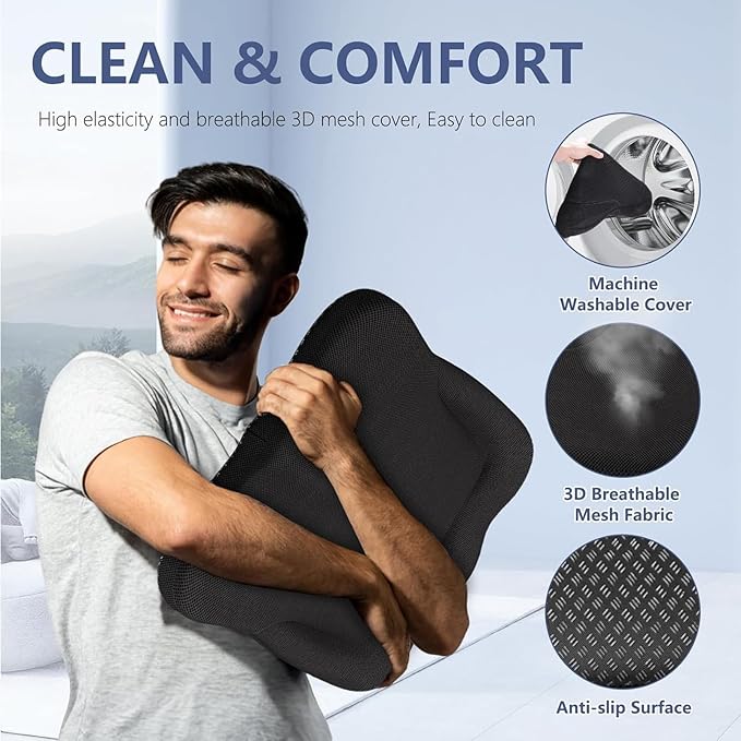 Thicken 19.7in Seat Cushion Gel, Large Cooling Seat Cushion for Long Sitting, Cushion for Wheelchair, Pressure Relief Cushion Seat for Office Chair, Chair Seat Pads for Car Desk Chair Kayak Stadium-DeskLoop Office