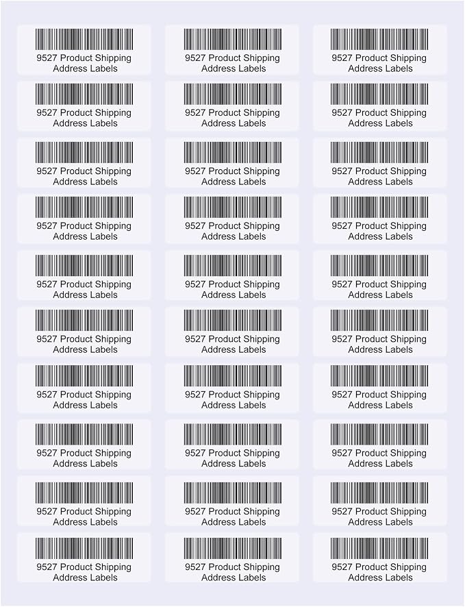 9527 Product 30 up 1 x 2-5/8 Sticker Labels Shipping Address Labels 2000 Sheets - Image 5