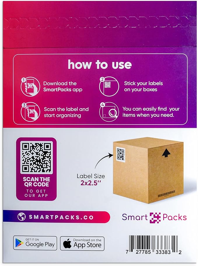 SmartPacks QR Stickers - Image 2
