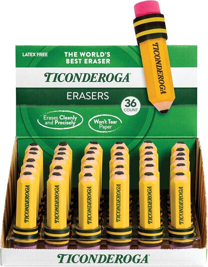 TICONDEROGA Erasers, Pencil Shaped - Image 6
