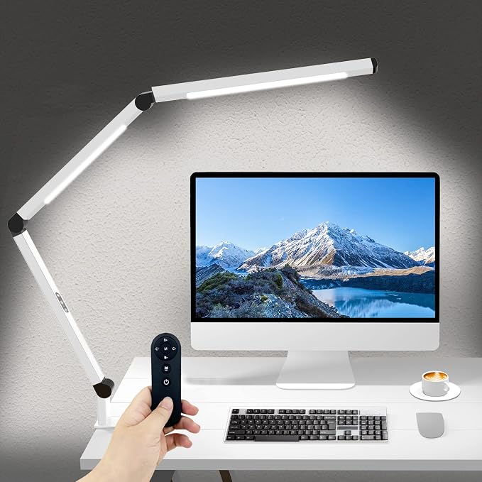 Micomlan LED Desk Lamp for Home Office, Architect Clamp Desk Lamp by Micomlan