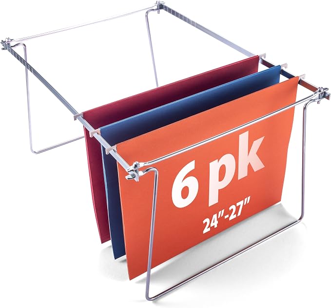 Officemate Hanging File Frame, Letter Size, Adjustable Heavy-Duty Steel File by Officemate