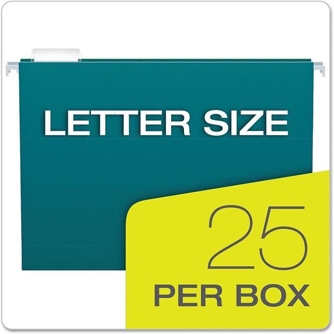 Pendaflex Recycled Hanging Folders, Letter Size, 1/5 Cut - Image 2
