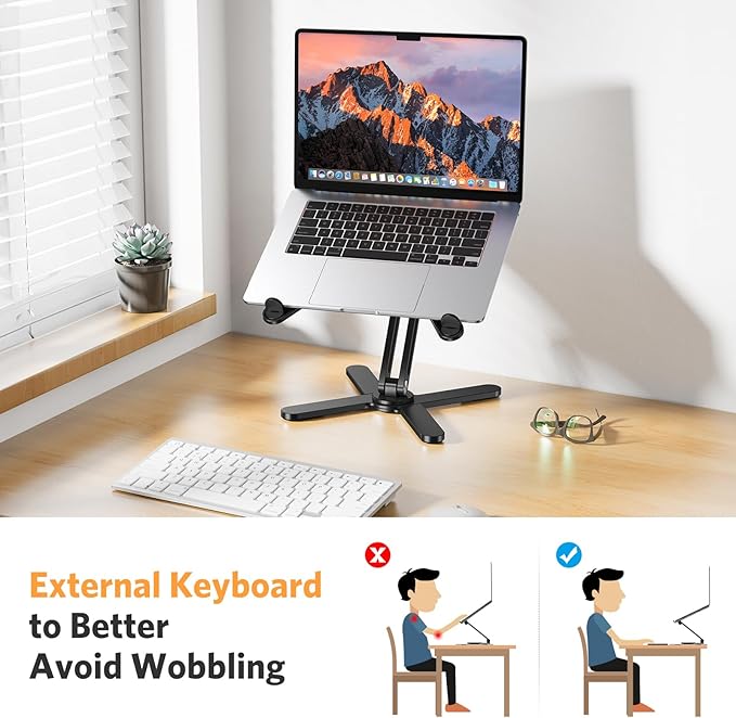 OMOTON 360° Rotating Laptop Stand Riser - Image 4