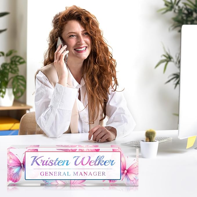Desk Name Plate Personalized, Custom Name Plate - Image 4