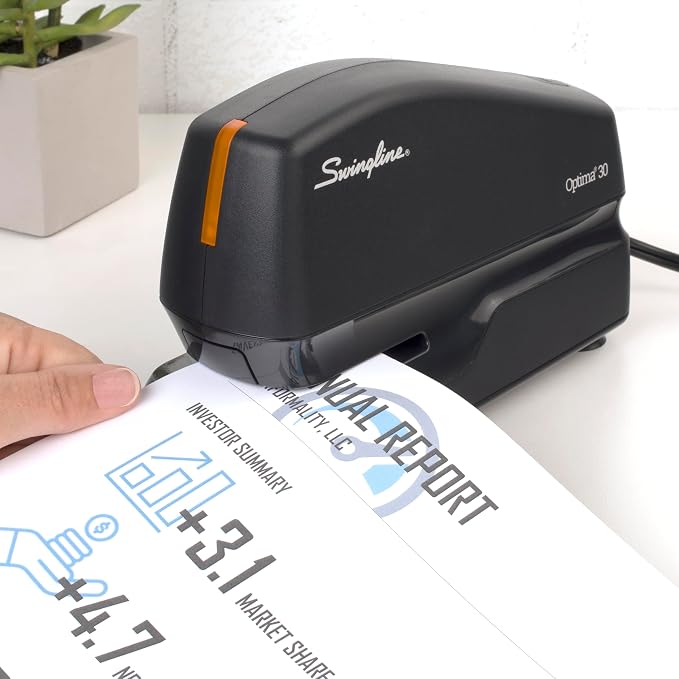 Swingline Electric Stapler, 30 Sheet Capacity, Optima 30 - Image 2