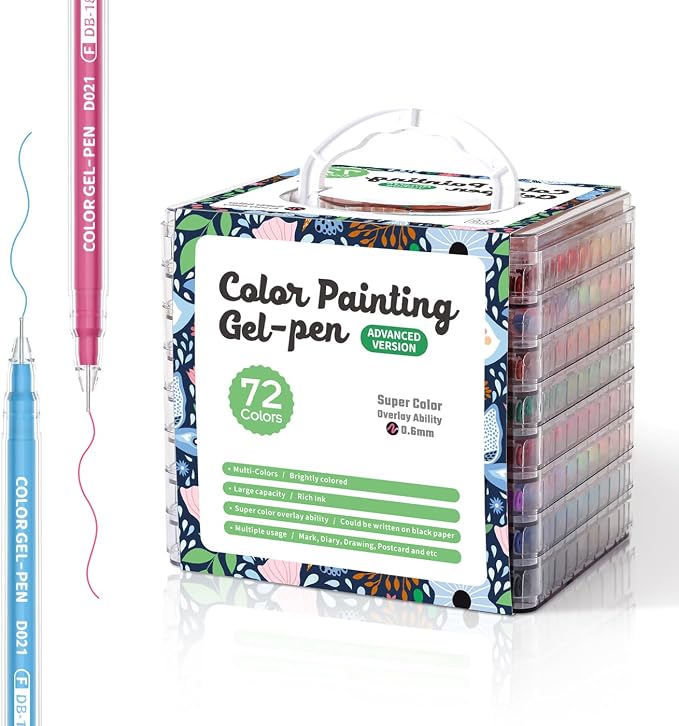 Acrylic Gel Pens for Coloring, Journaling, Note Taking by ReliableAffordableQuality