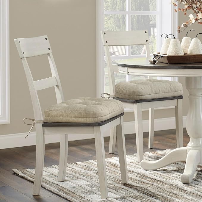 Shinnwa Dining Chair Cushions Set of 4, Dual-Layer Memory Foam Kitchen Chair - Image 7