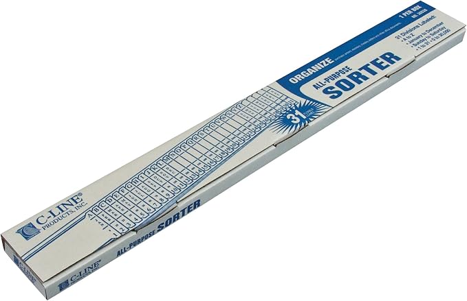 C-Line All-Purpose Document Sorter, 2.5 x 23.5 Inch - Image 4